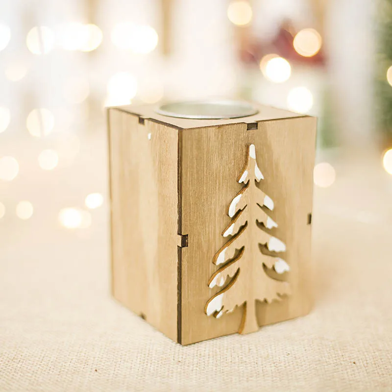 Newly Candle Holders Home Decor Christmas Gifts X-mas Tree Elk Mini Wooden Candlestick MK
Newly Candle Holders Home Decor Christmas Gifts X-mas Tree Elk Mini Wooden Candlestick MK