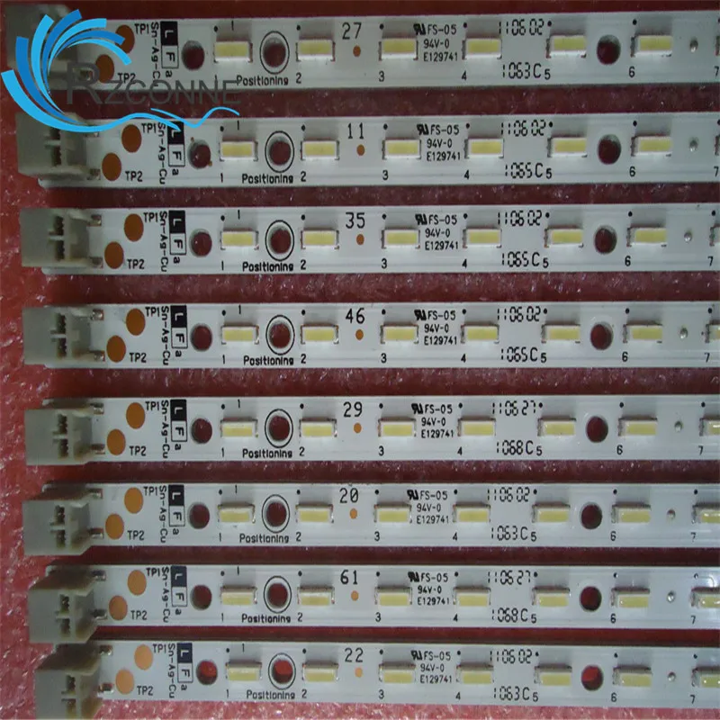 Original 591mm 56leds LED Backlight Strips for SHARP LCD-52LX530A 52LX830A lamp strip E129741
Original 591mm 56leds LED Backlight Strips for SHARP LCD-52LX530A 52LX830A lamp strip E129741
