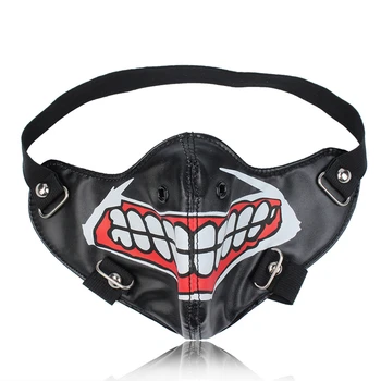 Fashion Face Mask PU Leather Motorcycle Masks Breathable Hip Hop Punk Halloween Party Black Big Mouth Masks
Fashion Face Mask PU Leather Motorcycle Masks Breathable Hip Hop Punk Halloween Party Black Big Mouth Masks