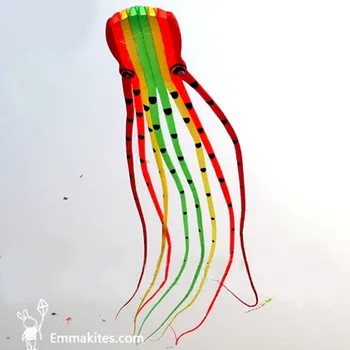 15M Large Octopus Kite Rainbow Color 49ft Tube-Shaped Parafoil Octopus Kite Soft Kite For Outdoor Beach Flying
15M Large Octopus Kite Rainbow Color 49ft Tube-Shaped Parafoil Octopus Kite Soft Kite For Outdoor Beach Flying