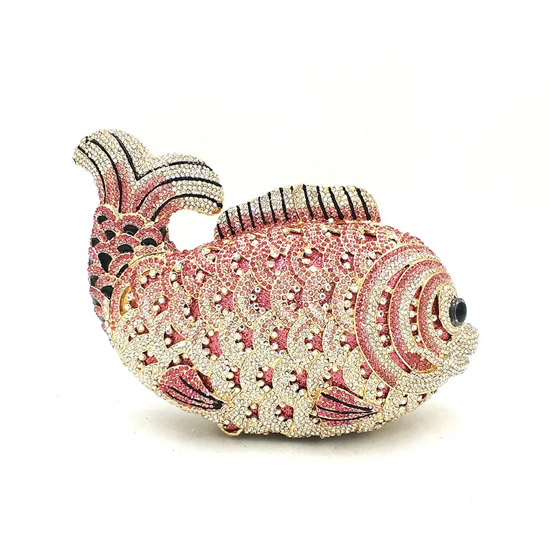 Women evening party bag colorful diamonds luxury crystal clutch bridal wedding party purse handbag animal fish crystal purses
Women evening party bag colorful diamonds luxury crystal clutch bridal wedding party purse handbag animal fish crystal purses