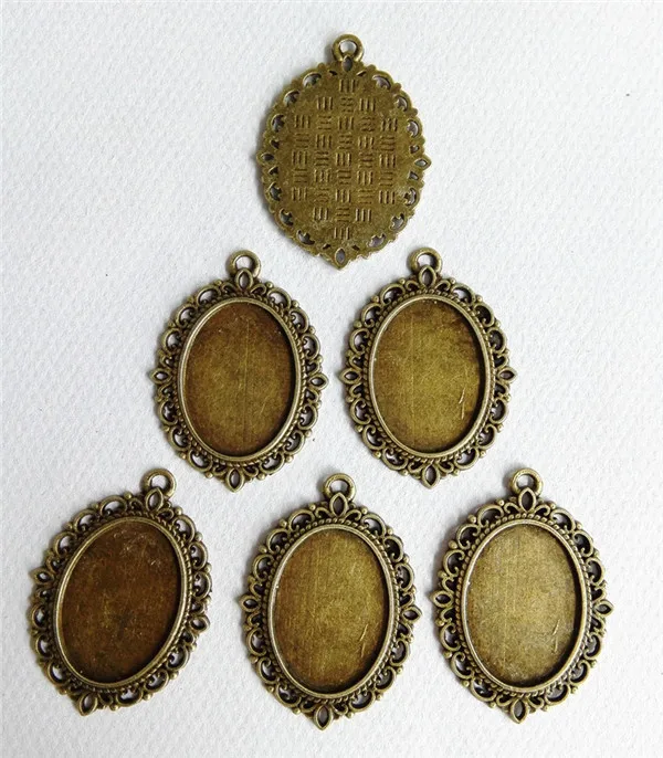 50pcs DIY Jewellery Cabochon Fit18x25mm cabochon Antique Bronze Oval Cabochon Base Setting Pendants Pendant Bezel
50pcs DIY Jewellery Cabochon Fit18x25mm cabochon Antique Bronze Oval Cabochon Base Setting Pendants Pendant Bezel