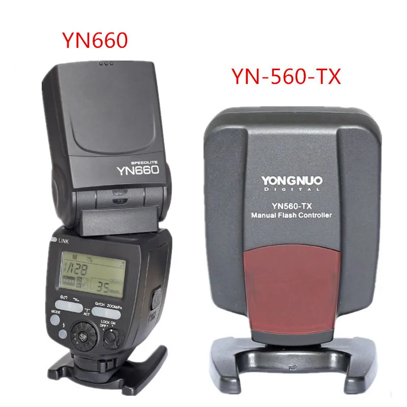 YONGNUO YN660 2.4G Master Slave Flash Speedlite + YONGNUO YN560-TX Wireless Flash Controller For Canon Nikon DSLR Cameras
YONGNUO YN660 2.4G Master Slave Flash Speedlite + YONGNUO YN560-TX Wireless Flash Controller For Canon Nikon DSLR Cameras