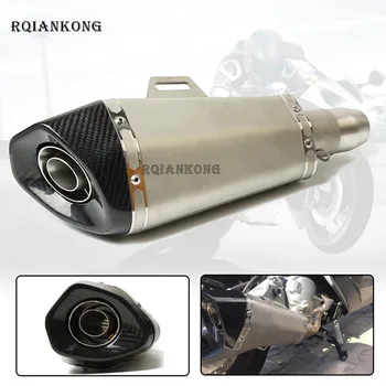 36-51mm Motorcycle carbon fiber exhaust Muffler pipe for Kawasaki NINJA 250R 300 ER6 650 650R 1000 ZX6 ZX7 ZX9 ZX10 ZX12 ZX14
36-51mm Motorcycle carbon fiber exhaust Muffler pipe for Kawasaki NINJA 250R 300 ER6 650 650R 1000 ZX6 ZX7 ZX9 ZX10 ZX12 ZX14