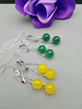Genuine natural chalcedony earrings s925 silver inlay chalcedony pearl earrings yellow-green chalcedan earrings earrings to send
Genuine natural chalcedony earrings s925 silver inlay chalcedony pearl earrings yellow-green chalcedan earrings earrings to send