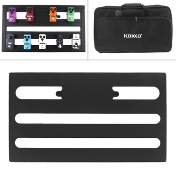 KOKKO 56 x 31cm Guitar Pedal Board Setup Style DIY Guitar Effects Pedalboard Support Placed 10-14 Effects with Bag
KOKKO 56 x 31cm Guitar Pedal Board Setup Style DIY Guitar Effects Pedalboard Support Placed 10-14 Effects with Bag