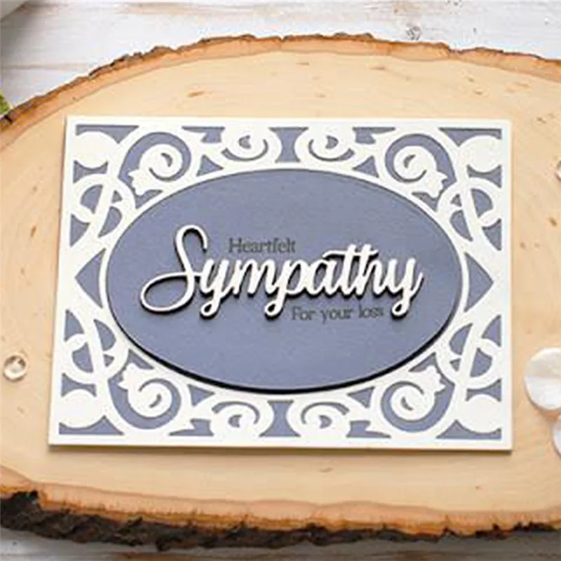GJCrafts Sympathy Heartfelt Word dies Metal Cutting Die For Scrapbooking Card Making Album Crafts Diecuts Paper Greeting Dies
GJCrafts Sympathy Heartfelt Word dies Metal Cutting Die For Scrapbooking Card Making Album Crafts Diecuts Paper Greeting Dies