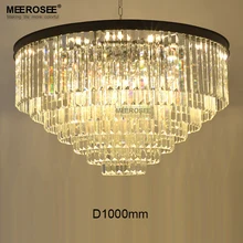 לוקסוס קריסטל נברשת טוב K9 30mm גודל מאמר קריסטל תליית אור מתקן טיפת מעגל זוהר עבור בית מלון פרויקט(China)