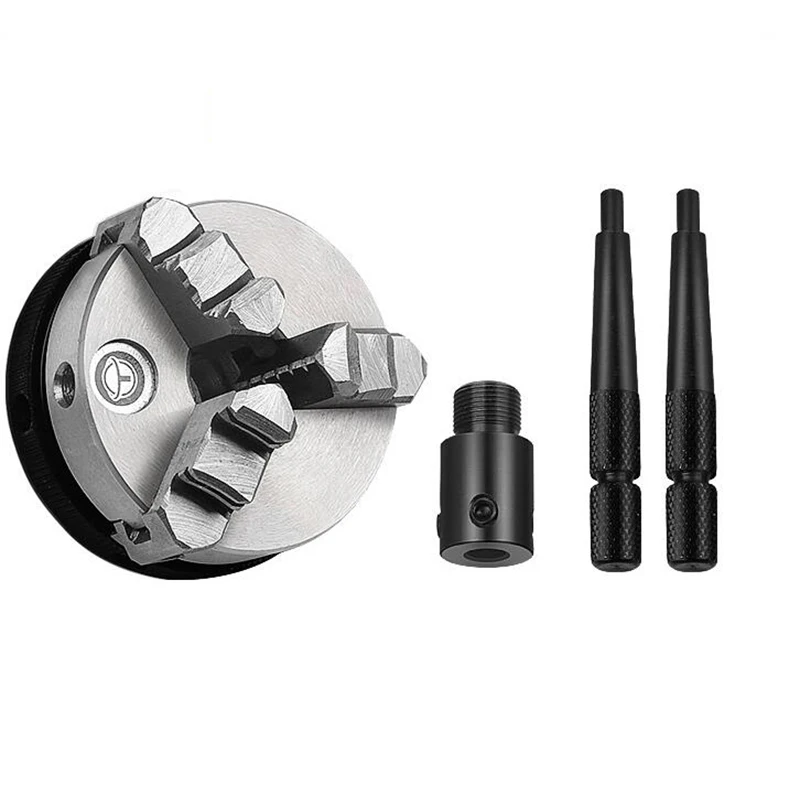 50mm Self-centering linkage lathe chuck Three claws / Four claws for 8MM shaft motor Y
50mm Self-centering linkage lathe chuck Three claws / Four claws for 8MM shaft motor Y