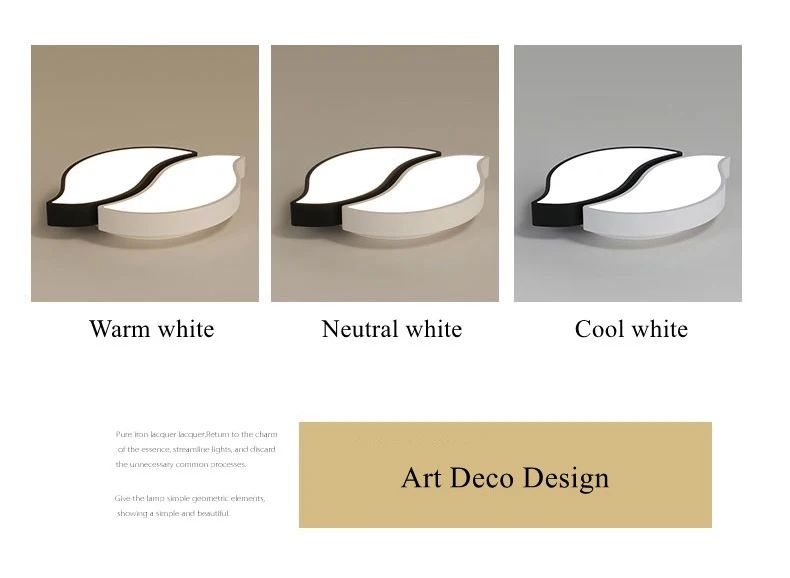 led ceiling light dimmable remote control light fixtures 4
