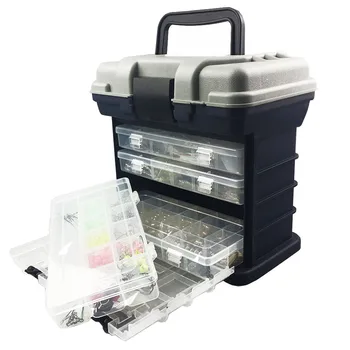 Professional 4 Layers Handheld Fishing Case High Strength ABS Plastic Fishing Accessories Tackle Tool Box 27x17x26cm
Professional 4 Layers Handheld Fishing Case High Strength ABS Plastic Fishing Accessories Tackle Tool Box 27x17x26cm