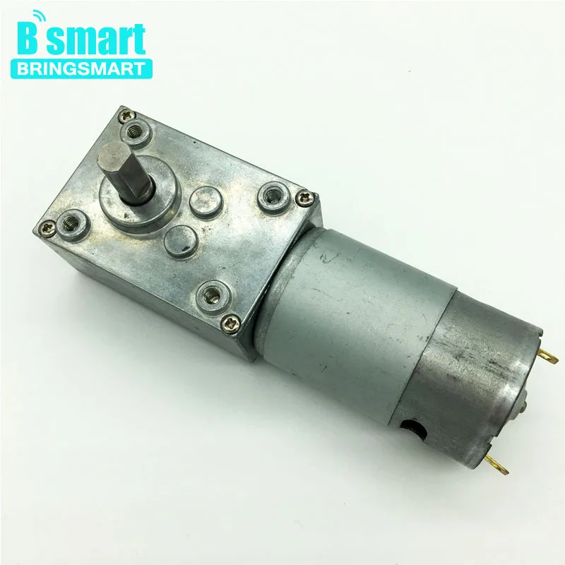 Bringsmart A58SW-555 12V Worm Gear Motor 5-60kg.cm DC 24V Turbine Worm Reducer High Torque Mini Engine Gearbox Self-lock Robot
Bringsmart A58SW-555 12V Worm Gear Motor 5-60kg.cm DC 24V Turbine Worm Reducer High Torque Mini Engine Gearbox Self-lock Robot