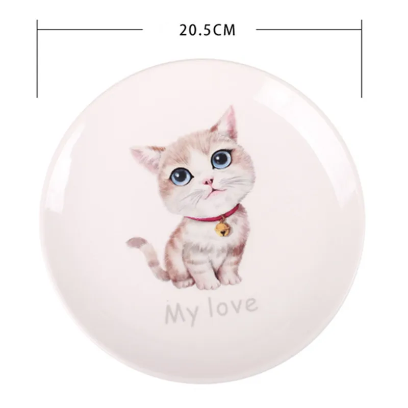 2 Pieces ceramic cat dinner plates sets 8 inch dishes and plates sets steak cartoon tableware breakfast fruit tray
2 Pieces ceramic cat dinner plates sets 8 inch dishes and plates sets steak cartoon tableware breakfast fruit tray