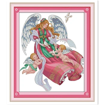 Angel 4 11CT 14CT Printed On Canvas Cross Stitch Kit DIY SET DMC Cross-stitch Set Home Decor Counted Cross Stitch Pattern Kits
Angel 4 11CT 14CT Printed On Canvas Cross Stitch Kit DIY SET DMC Cross-stitch Set Home Decor Counted Cross Stitch Pattern Kits