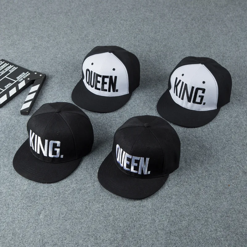 2019 new fashion KING letters Men's Hat Spring autumn Queen Embroidery Couple Hip-Hop Flat Cap women hat Fashion baseball caps
2019 new fashion KING letters Men's Hat Spring autumn Queen Embroidery Couple Hip-Hop Flat Cap women hat Fashion baseball caps