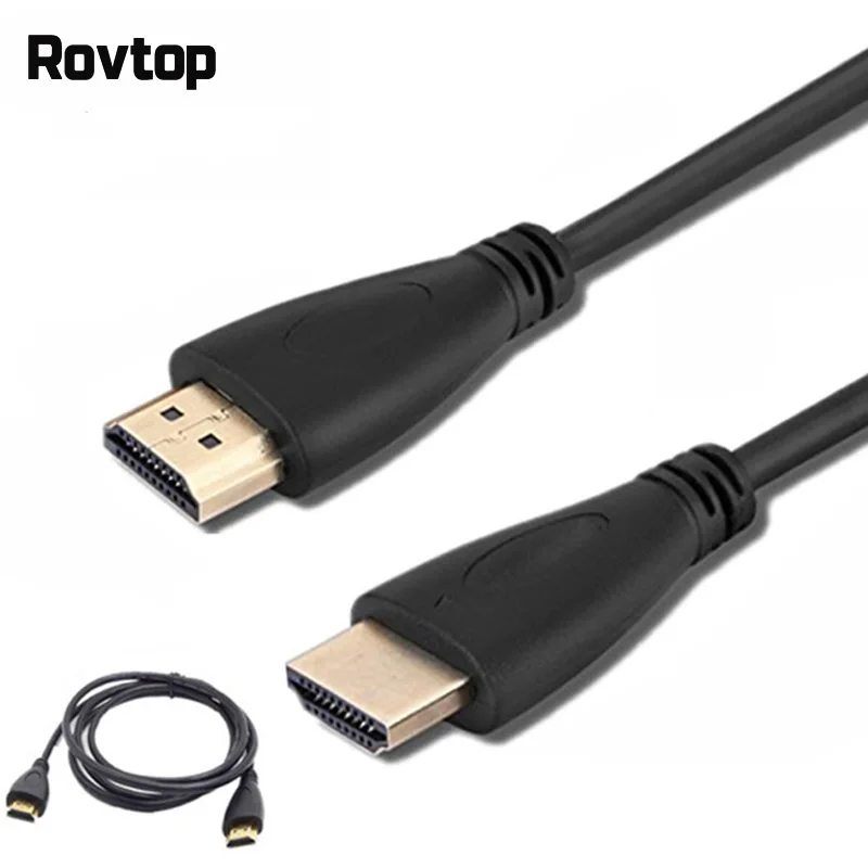 Rovtop HDMI кабель видео кабели позолоченный 1 4 1080P 3D для HDTV сплиттер коммутатор 0 5 м 2 3