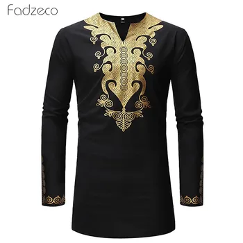 Fadzeco 2019 African Shirt For Men Hot Stamping Crew Collar Male T-Shirt Tribal Print Top Dashiki Fashion Casual African Clothes
Fadzeco 2019 African Shirt For Men Hot Stamping Crew Collar Male T-Shirt Tribal Print Top Dashiki Fashion Casual African Clothes