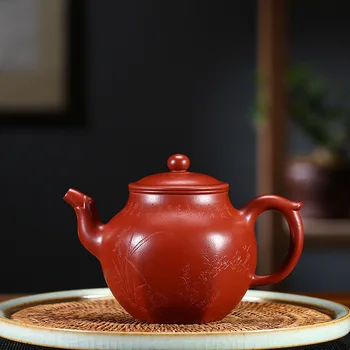 Sand Pot Hand-made Genuine Original Mine Dahongpao Hexagonal Dragon Ball Pot Making Teapot Kungfu Teapot and Teaware
Sand Pot Hand-made Genuine Original Mine Dahongpao Hexagonal Dragon Ball Pot Making Teapot Kungfu Teapot and Teaware