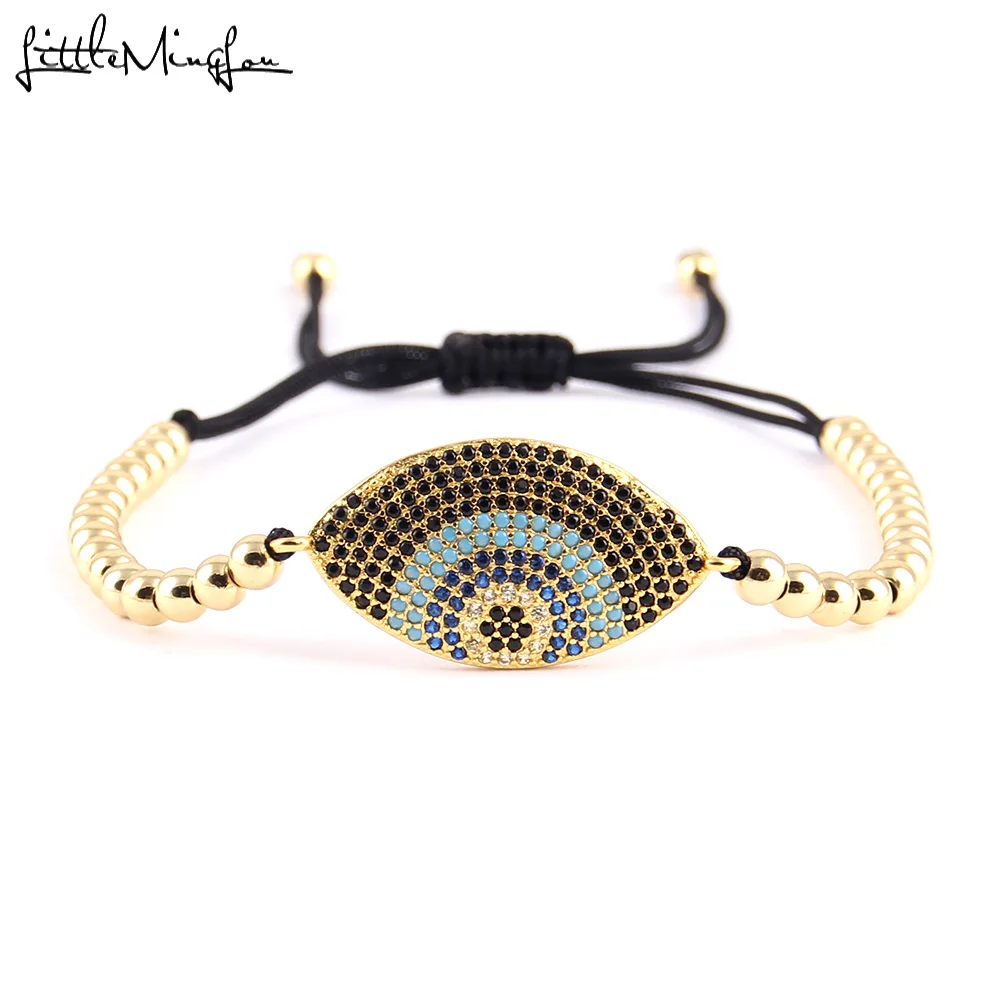 Little MingLou Luxury CZ Eye charm Series&4MM round Beads men Bracelet Macrame braided bracelets & bangles for women jewelry
Little MingLou Luxury CZ Eye charm Series&4MM round Beads men Bracelet Macrame braided bracelets & bangles for women jewelry