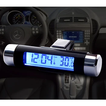 Car LCD Clip-on Digital Backlight Automotive Thermometer Clock Watches Electronic Watch Auto Clock for Car Ornament Interior
Car LCD Clip-on Digital Backlight Automotive Thermometer Clock Watches Electronic Watch Auto Clock for Car Ornament Interior