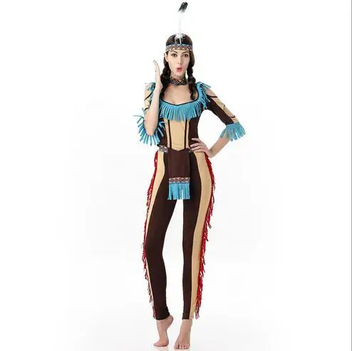 free shipping Women Cosplay Ladies Fancy Dress Costumes Wild West Indian costume halloween party costume for women top+pant
free shipping Women Cosplay Ladies Fancy Dress Costumes Wild West Indian costume halloween party costume for women top+pant
