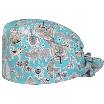3 Colors Cotton Surgical Scrub Cap for Women Medical Vet Hospital Doctor Nurse Cap Tie Back Elasticiable Dental Clinic Work Hat
3 Colors Cotton Surgical Scrub Cap for Women Medical Vet Hospital Doctor Nurse Cap Tie Back Elasticiable Dental Clinic Work Hat