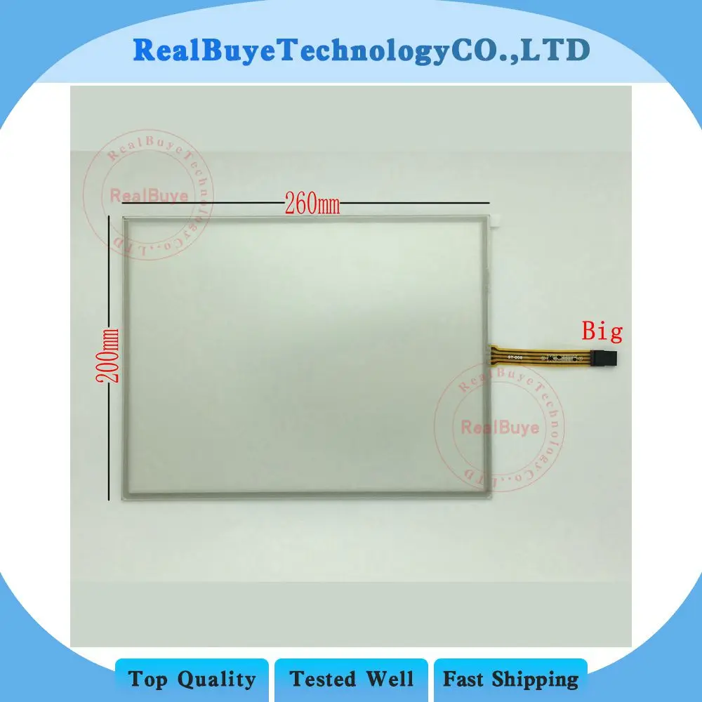 260*200mm 4wires 5wires t 4wires 5wires Resistance Touch Digitizer Glass Outside Panel for Vehicle DVD Navigation Tablet MID GPS
260*200mm 4wires 5wires t 4wires 5wires Resistance Touch Digitizer Glass Outside Panel for Vehicle DVD Navigation Tablet MID GPS