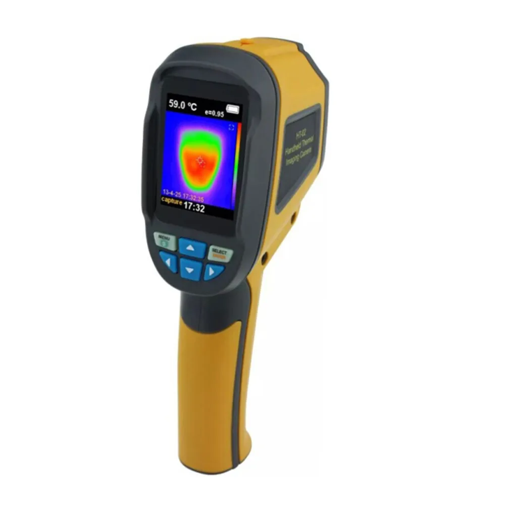 HT-02/HT-175 Precision Thermal Imaging Handheld Infrared Camera Thermometer -20 to 300 Degree with High Resolution Color Screen
HT-02/HT-175 Precision Thermal Imaging Handheld Infrared Camera Thermometer -20 to 300 Degree with High Resolution Color Screen