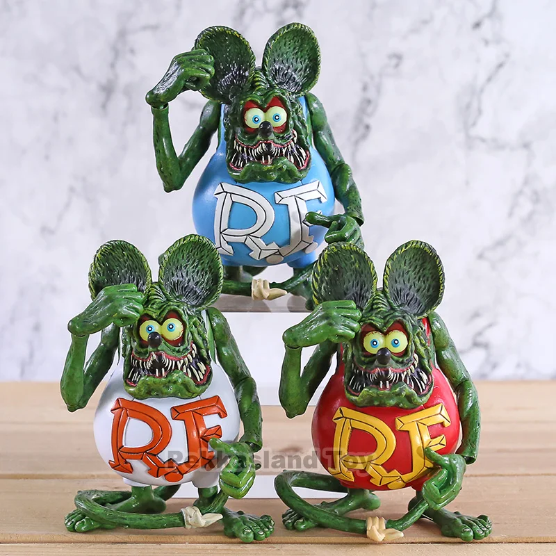 Rat Fink Joint Movable PVC Action Figure Collectible Model Toy Brinquedos Figurals
Rat Fink Joint Movable PVC Action Figure Collectible Model Toy Brinquedos Figurals
