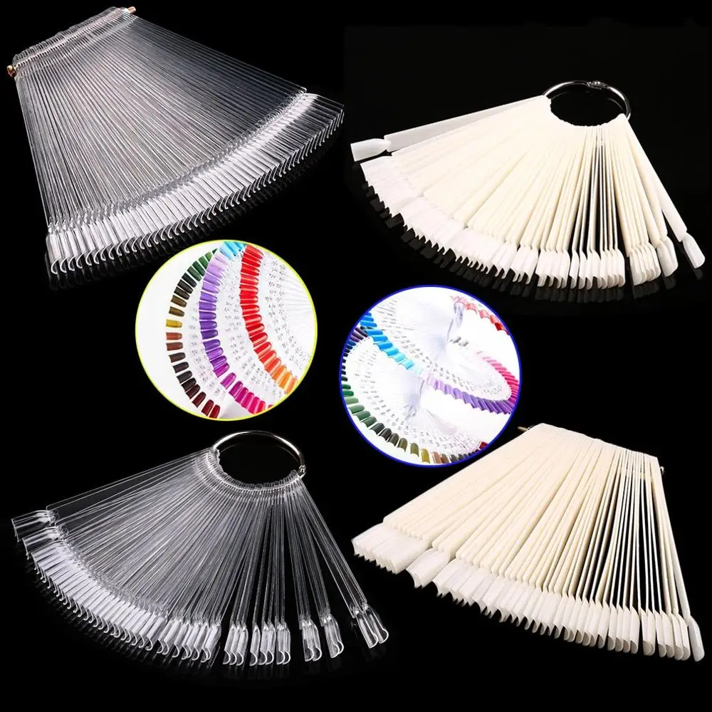 False Display Nail Art Fan Wheel Polish Practice Tip Sticks Nail Art Tips Sticks Polish Display Fan Nails Makeup Tools 50pcs/Set
False Display Nail Art Fan Wheel Polish Practice Tip Sticks Nail Art Tips Sticks Polish Display Fan Nails Makeup Tools 50pcs/Set