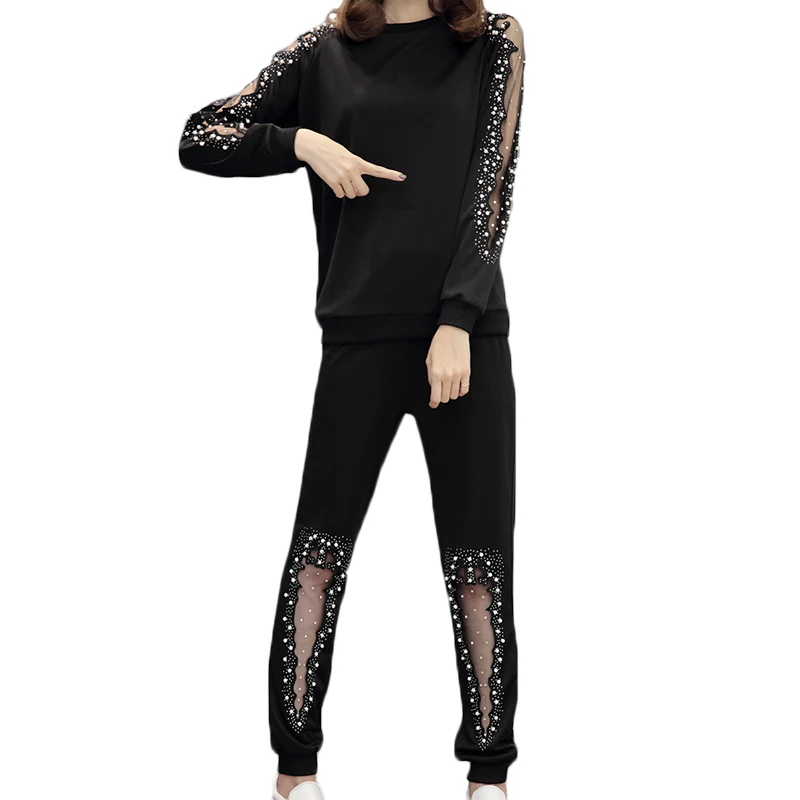 Spring large size sportswear sets 2018 new women casual 2 piece tracksuit suit women loose sporting female tops+long pants suit
Spring large size sportswear sets 2018 new women casual 2 piece tracksuit suit women loose sporting female tops+long pants suit