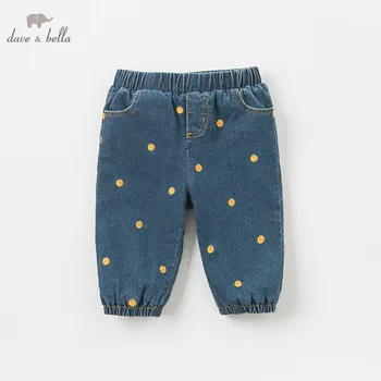 DB9284 dave bella autumn baby girls fashion pants children full length kids pants infant toddler denim blue trousers
DB9284 dave bella autumn baby girls fashion pants children full length kids pants infant toddler denim blue trousers