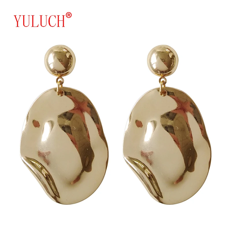 YULUCH 2018 Metal Exaggerated Glossy Geometric Round Personality Fashion Woman Jewelry Stud Earring Party Gift
YULUCH 2018 Metal Exaggerated Glossy Geometric Round Personality Fashion Woman Jewelry Stud Earring Party Gift
