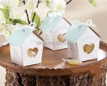 Lovely small house baby shower, birthday party favor candy box, festival gifts packaging bomboniere ,150PCS, Express shipping
Lovely small house baby shower, birthday party favor candy box, festival gifts packaging bomboniere ,150PCS, Express shipping
