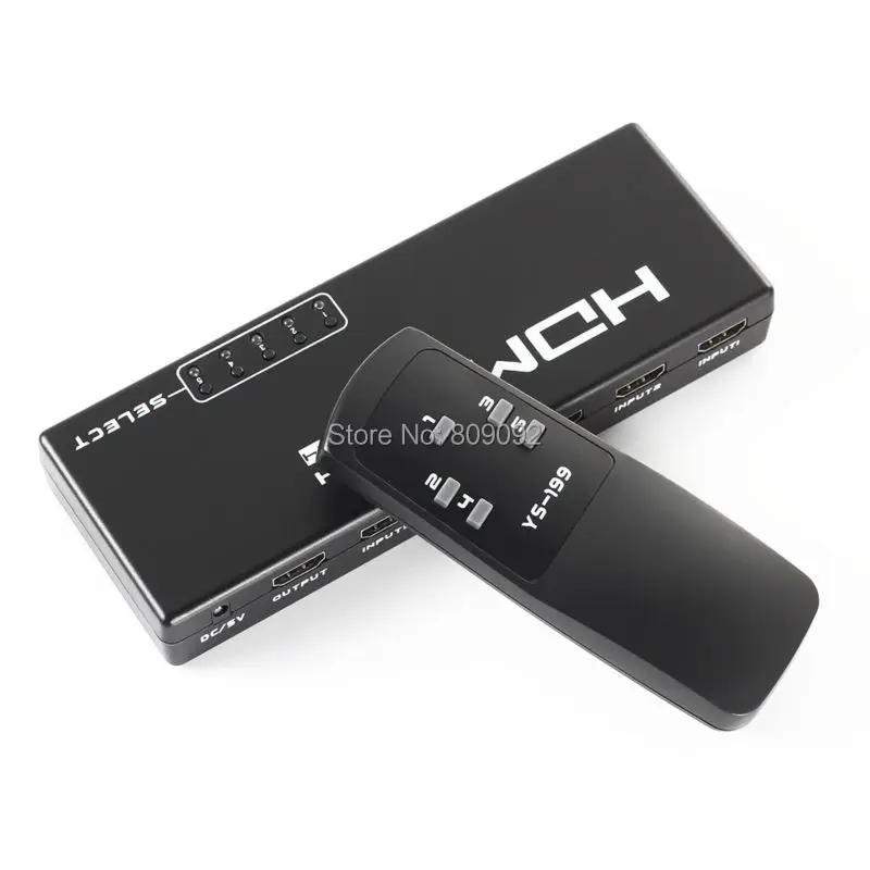 High Quality 5 Port 1080P HDMI Switch Switcher HUB Selector Splitter with Remote Splitter Box for HDTV PS3 DVD STB
High Quality 5 Port 1080P HDMI Switch Switcher HUB Selector Splitter with Remote Splitter Box for HDTV PS3 DVD STB