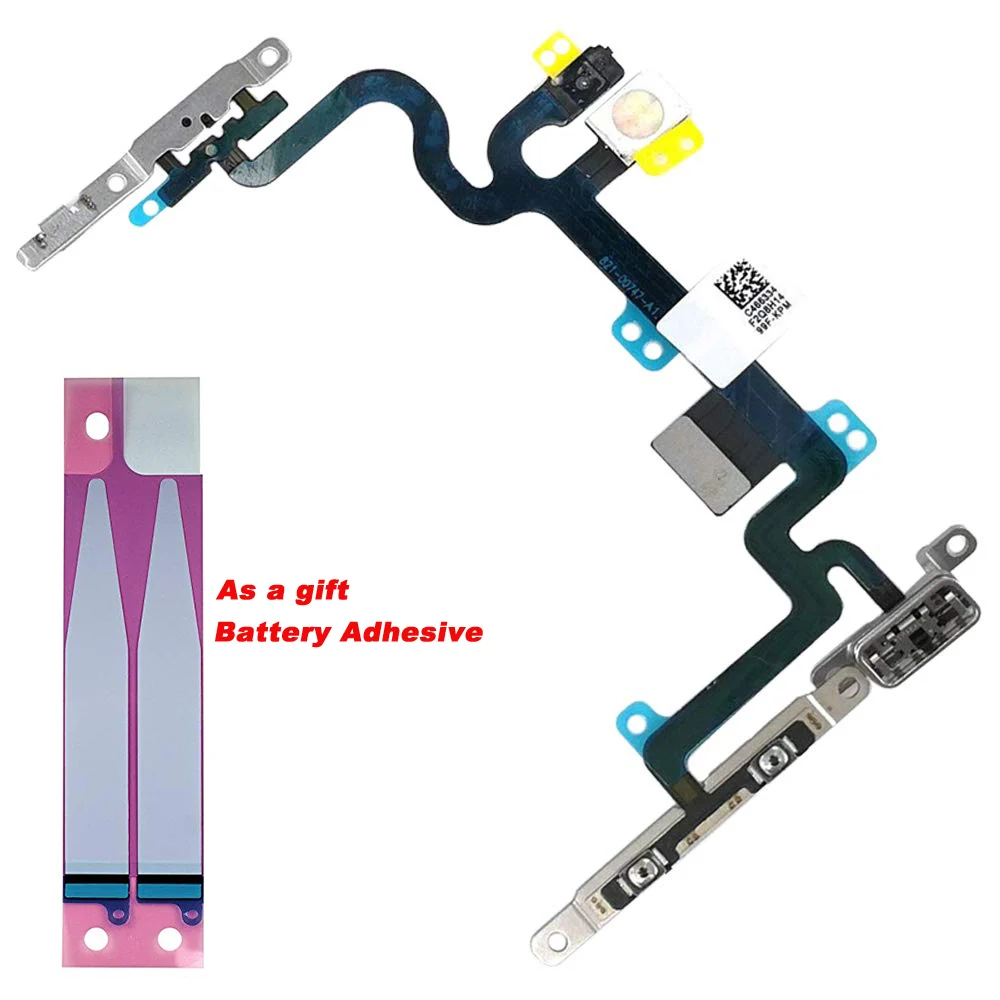 Power Volume Button Silent Switch Flash Light Flex Cable with Bracket Pre-installed for Iphone 7 7 Plus 8 8 Plus
Power Volume Button Silent Switch Flash Light Flex Cable with Bracket Pre-installed for Iphone 7 7 Plus 8 8 Plus