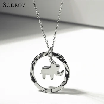 925 Sterling Silver Elephant Pendant Necklace Simple and Romantic Style Fine Jewelry Valentine's Gift joyas de plata 925 N018
925 Sterling Silver Elephant Pendant Necklace Simple and Romantic Style Fine Jewelry Valentine's Gift joyas de plata 925 N018
