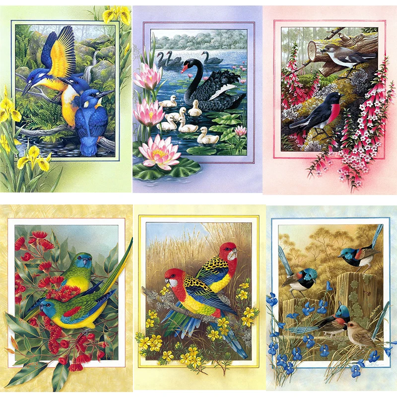 Zhui Star 5D DIY full Square drill diamond there frame bird Cross stitch Rhinestones Diamond embroidery Mosaic home decorate zx
Zhui Star 5D DIY full Square drill diamond there frame bird Cross stitch Rhinestones Diamond embroidery Mosaic home decorate zx