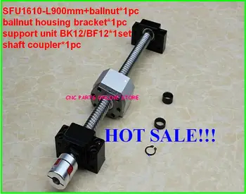 1610 rolled thread ballscrew set:SFU1610-L900mm Ball screw-C7+1610 Nut Housing+BK/BF12 Support+6.35*10mm coupler
1610 rolled thread ballscrew set:SFU1610-L900mm Ball screw-C7+1610 Nut Housing+BK/BF12 Support+6.35*10mm coupler