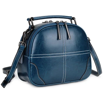 High Quality Split Leather Ladies Messenger Bags New Arrivals Large Capacity Vintage Women Handbag Travelling Cross-body Bags
High Quality Split Leather Ladies Messenger Bags New Arrivals Large Capacity Vintage Women Handbag Travelling Cross-body Bags