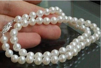 AAA 5-6mm WHITE Freshwater Cultured PEARLS NECKLACE 17" FR242 Factory Wholesale price Women Giftword Jewelry
AAA 5-6mm WHITE Freshwater Cultured PEARLS NECKLACE 17" FR242 Factory Wholesale price Women Giftword Jewelry