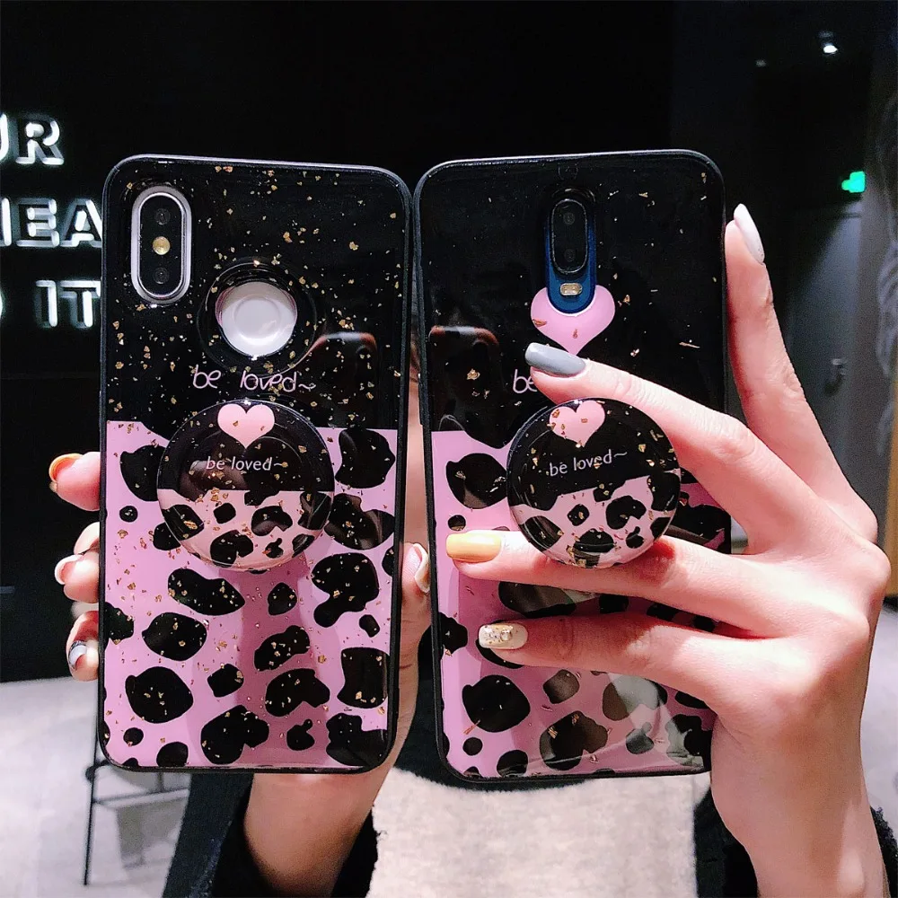 Gold Foil Leopard Phone Case For Xiaomi Mi 8 Lite Mi 8SE Cover Cases For Redmi 6Pro Xiaomi Mi 5X Soft Silicone Case with Bracket
Gold Foil Leopard Phone Case For Xiaomi Mi 8 Lite Mi 8SE Cover Cases For Redmi 6Pro Xiaomi Mi 5X Soft Silicone Case with Bracket