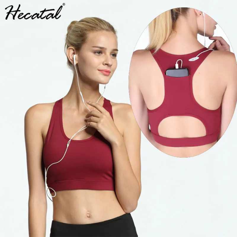 Women Sports Bra High Stretch Breathable Top Back Pocket Fitness Women Padded for Running Yoga Gym Seamless Crop Bra
Women Sports Bra High Stretch Breathable Top Back Pocket Fitness Women Padded for Running Yoga Gym Seamless Crop Bra