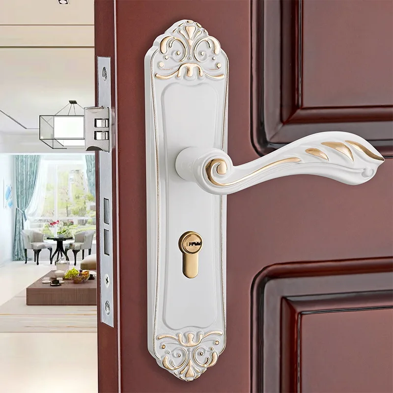 Ivory room interior door handle European double tongue bedroom hardware home suit solid wood bearing door handle lock
Ivory room interior door handle European double tongue bedroom hardware home suit solid wood bearing door handle lock