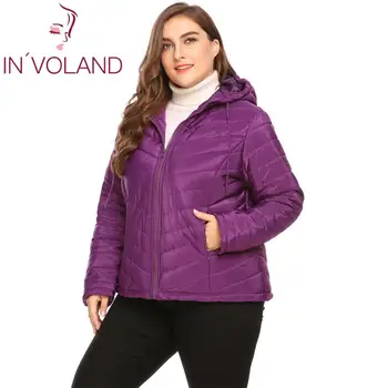 INVOLAND Plus Size Women Jacket Coats Zip-up Long Sleeve Autumn Jacket Padded Hooded Women Overcoat Big Size Cotton Winter Coat
INVOLAND Plus Size Women Jacket Coats Zip-up Long Sleeve Autumn Jacket Padded Hooded Women Overcoat Big Size Cotton Winter Coat