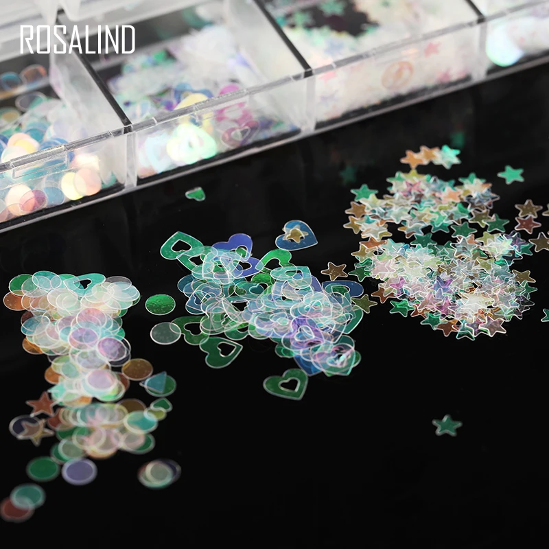 ROSALIND nail art decorations Charm Plastic DIY Manicure Nail Sequins Gel Glitter Designed for UV Gel Polish nails accessoires
ROSALIND nail art decorations Charm Plastic DIY Manicure Nail Sequins Gel Glitter Designed for UV Gel Polish nails accessoires