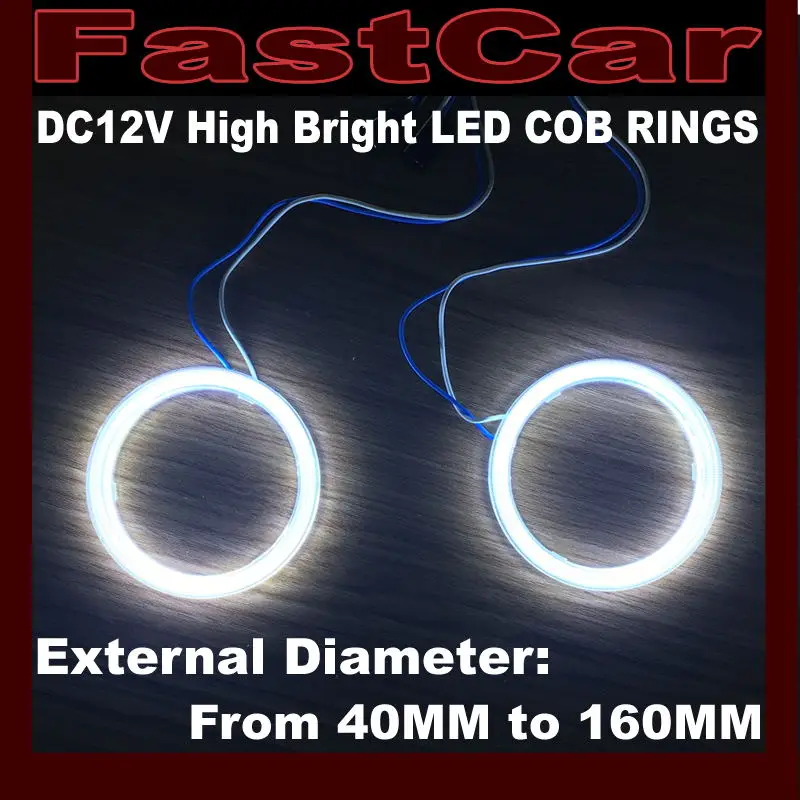 2x HIGH quality 12V 70mm 80mm 90mm 60mm 120MM 110mm LED Angel Eyes COB Halo Ring Lights Halo with 2 Lampshades free shipping
2x HIGH quality 12V 70mm 80mm 90mm 60mm 120MM 110mm LED Angel Eyes COB Halo Ring Lights Halo with 2 Lampshades free shipping