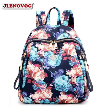 Women Floral Nylon Backpack Female Fashion Printing Casual Rucksack Famous Lady Girls Large Black Purple Blue Soft Shoulder Bag
Women Floral Nylon Backpack Female Fashion Printing Casual Rucksack Famous Lady Girls Large Black Purple Blue Soft Shoulder Bag