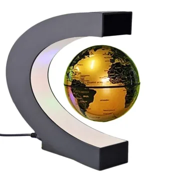 C shape LED World Map Decor Black Blue Home Electronic Magnetic Levitation Floating Globe Antigravity LED Light Gift Decoration
C shape LED World Map Decor Black Blue Home Electronic Magnetic Levitation Floating Globe Antigravity LED Light Gift Decoration