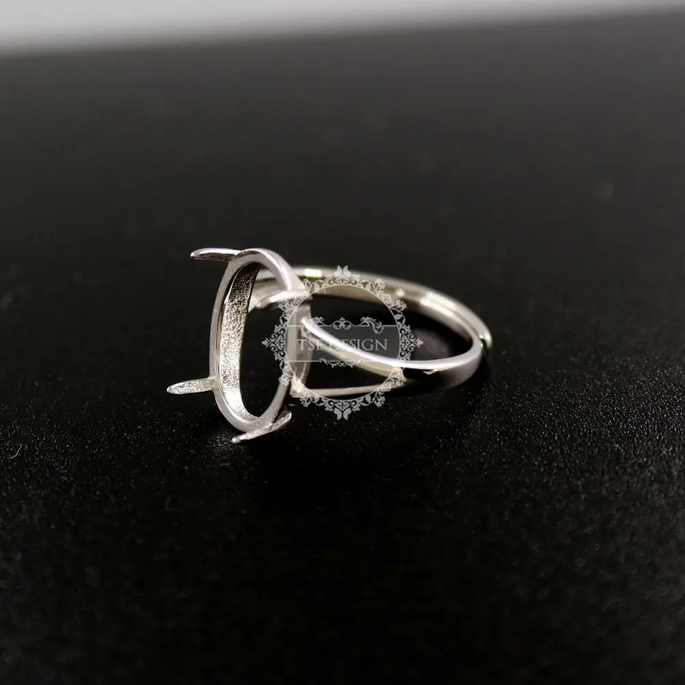 10x14MM oval prong setting 925 sterling silver ring bezel basic ring size diameter 16.5mm DIY adjustable ring setting 1223083
10x14MM oval prong setting 925 sterling silver ring bezel basic ring size diameter 16.5mm DIY adjustable ring setting 1223083